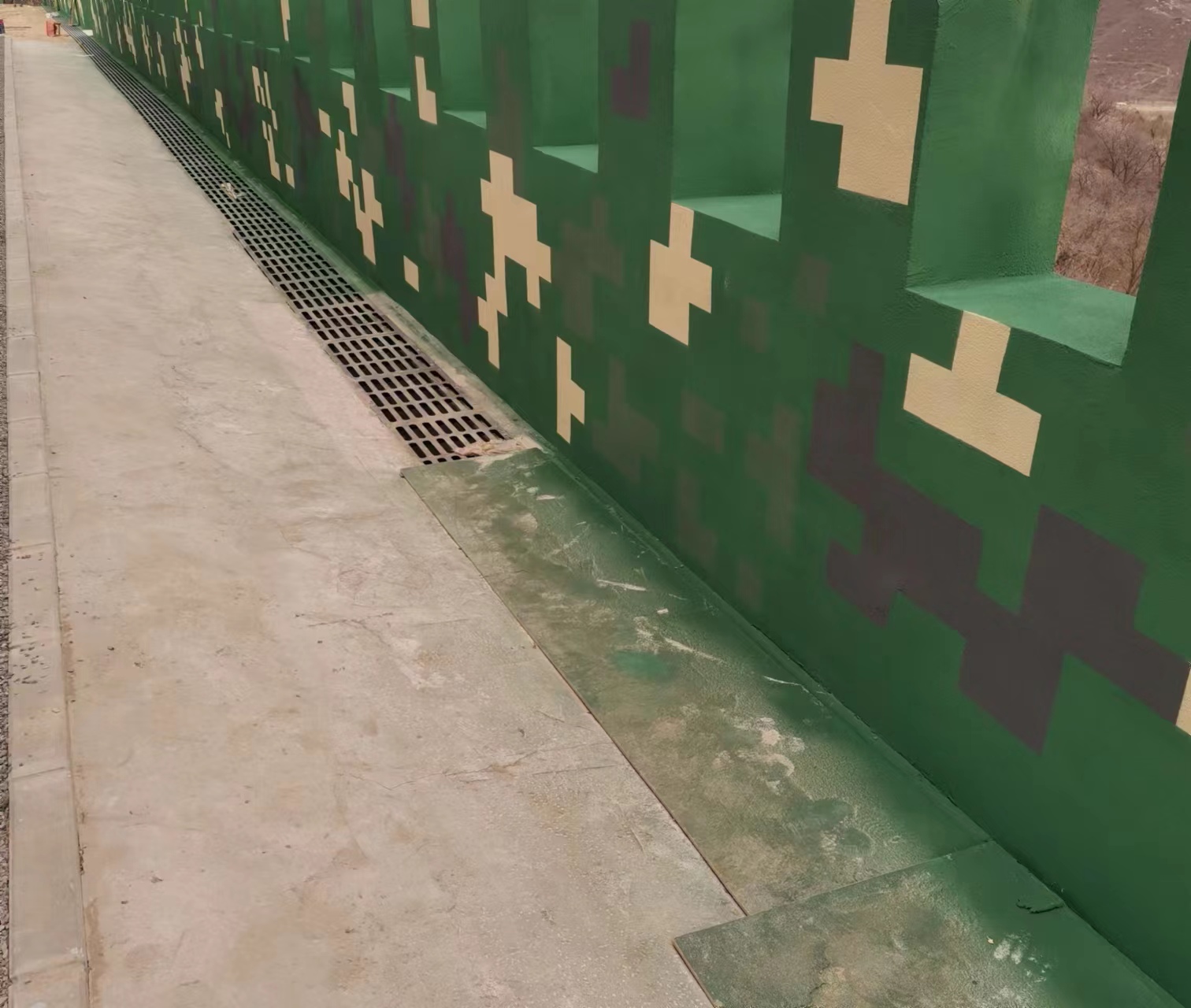 盐城围墙迷彩喷涂,数迷彩漆